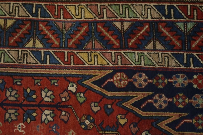 Vegetable Dye Antique Malayer Persian Runner Wool Rug 4x11 - 10