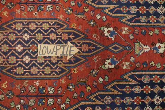 Vegetable Dye Antique Malayer Persian Runner Wool Rug 4x11 - 14