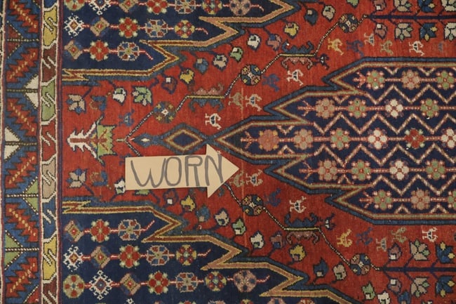 Vegetable Dye Antique Malayer Persian Runner Wool Rug 4x11 - 16