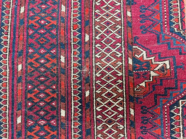 Antique Turkoman Rug-3499 - 10