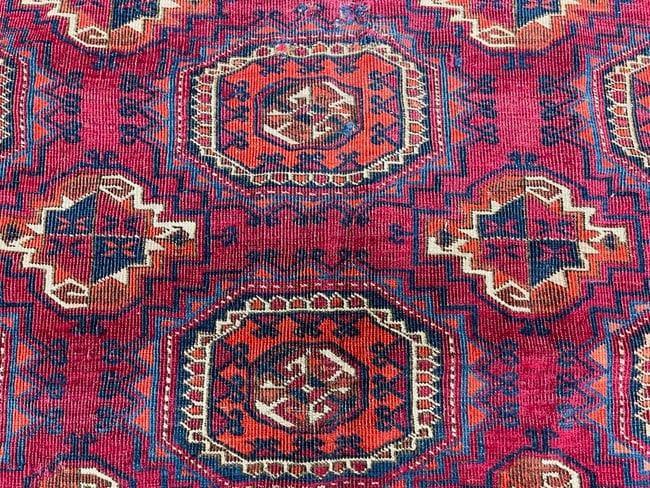 Antique Turkoman Rug-3499 - 11