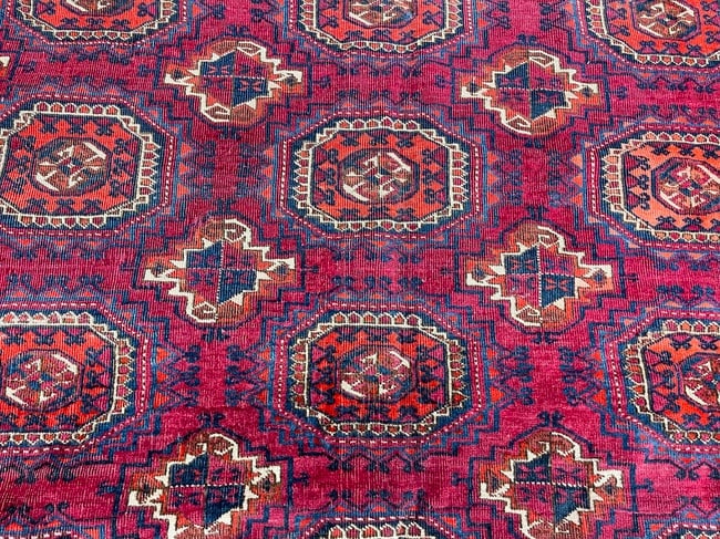 Antique Turkoman Rug-3499 - 3