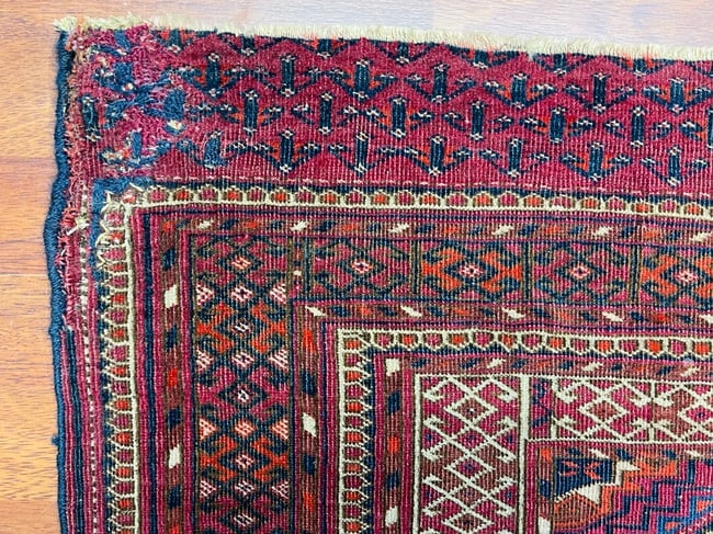 Antique Turkoman Rug-3499 - 6