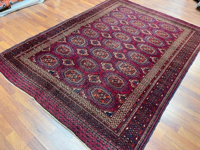 Antique Turkoman Rug-3499 - 7