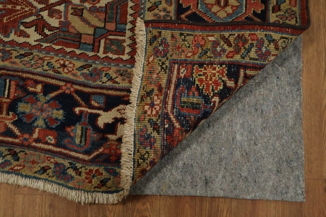 Antique Heriz Serapi Persian Wool Area Rug 9x11 - 5