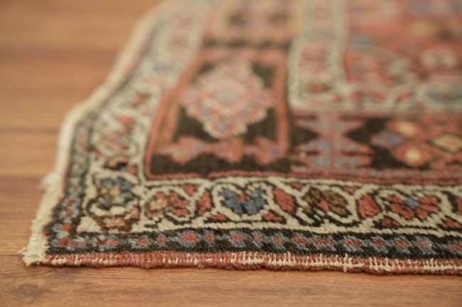 Pre-1900 Antique Heriz Bakhshayesh Persian Wool Rug 3x14 - 12