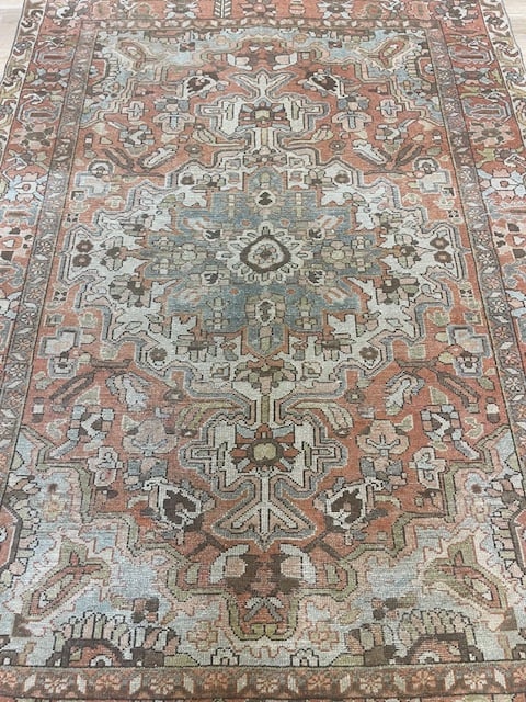 Antique Persian Bakhtiari Rug-5371 - 2