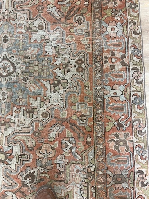 Antique Persian Bakhtiari Rug-5371 - 3