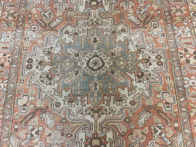 Antique Persian Bakhtiari Rug-5371 - 4