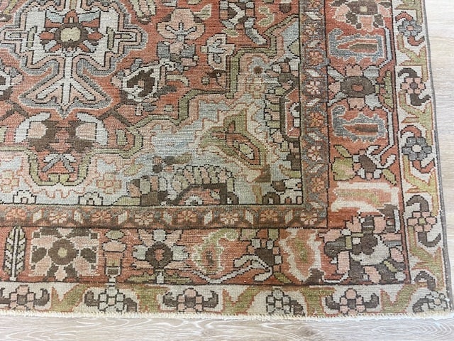 Antique Persian Bakhtiari Rug-5371 - 7
