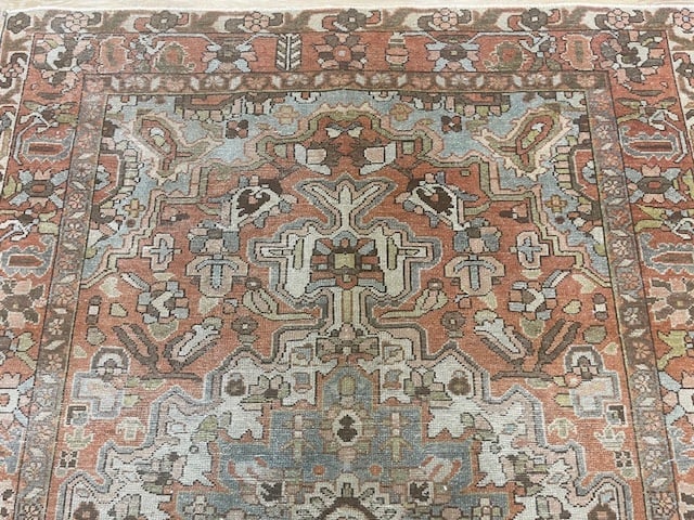 Antique Persian Bakhtiari Rug-5371 - 8