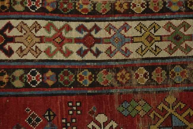Pre-1900 Antique Kazak Oriental Runner Wool Rug 3x8 - 11