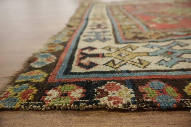 Pre-1900 Antique Kazak Oriental Runner Wool Rug 3x8 - 15