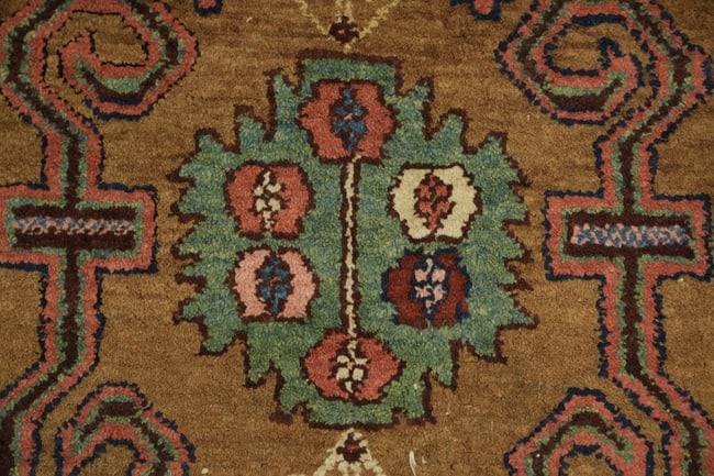 Pre-1900 Antique Heriz Bakhshayesh Persian Runner Wool Rug 3x15 - 8