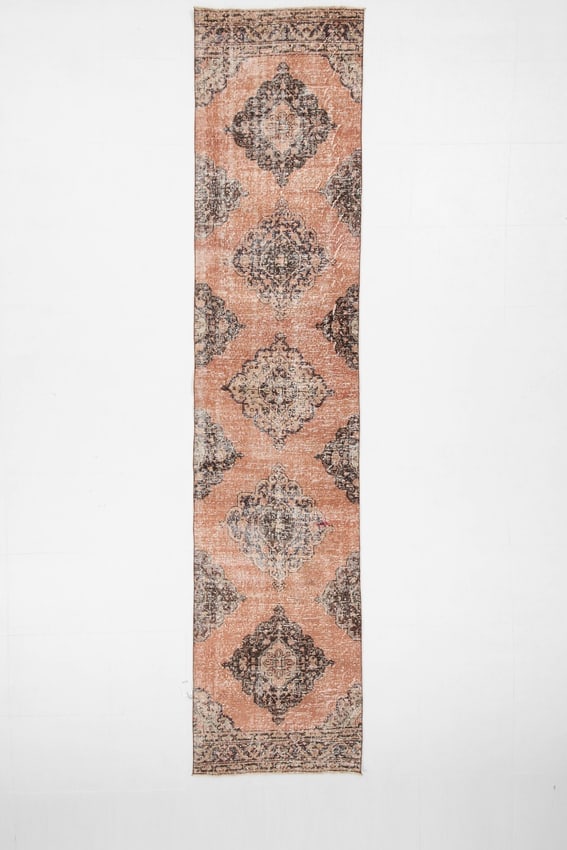 2'10'' x 12'6'' Turkish Vintage Runner Rug - 5400 (1 of 20)