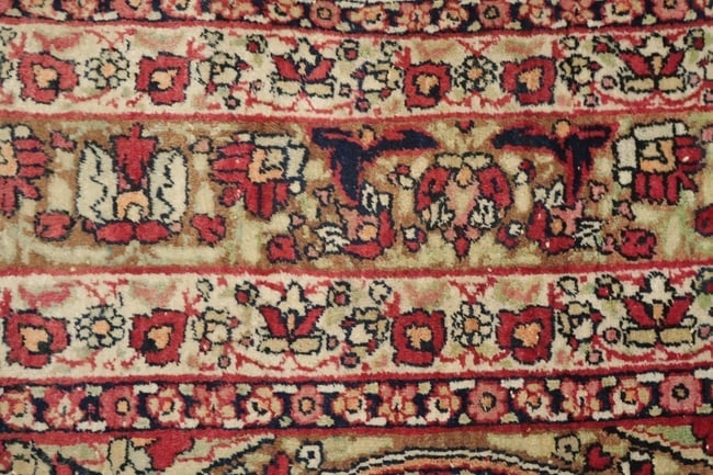 Antique Kerman Ravar Persian Rug 4x6 - 11