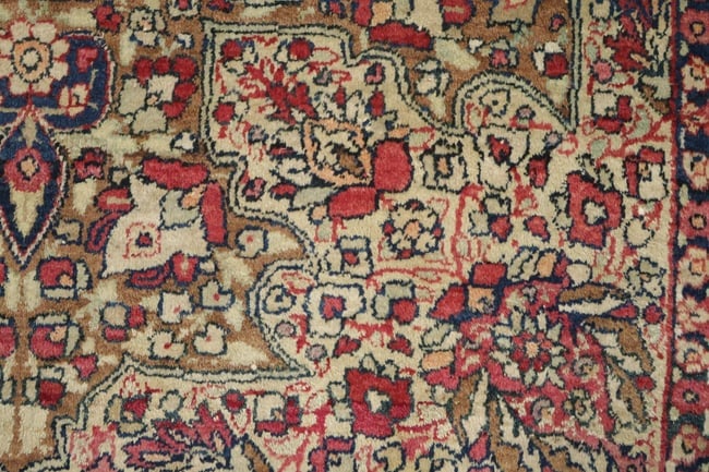 Antique Kerman Ravar Persian Rug 4x6 - 12