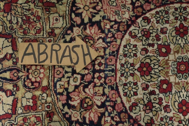 Antique Kerman Ravar Persian Rug 4x6 - 16