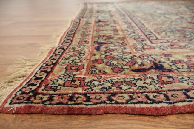 Antique Kerman Ravar Persian Rug 4x6 - 17