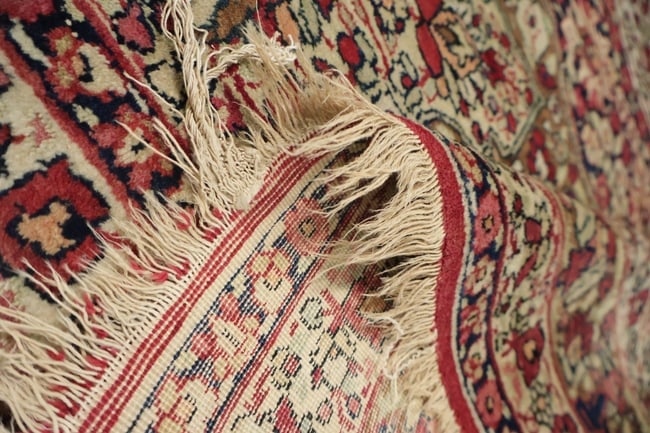 Antique Kerman Ravar Persian Rug 4x6 - 19