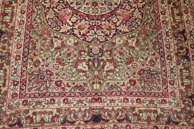 Antique Kerman Ravar Persian Rug 4x6 - 7