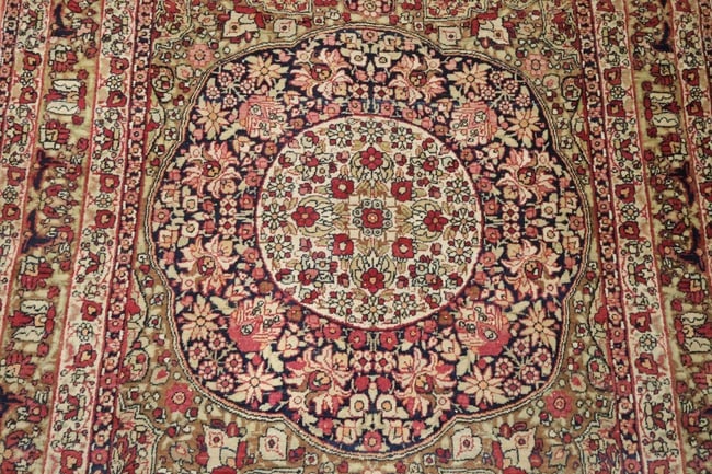 Antique Kerman Ravar Persian Rug 4x6 - 8