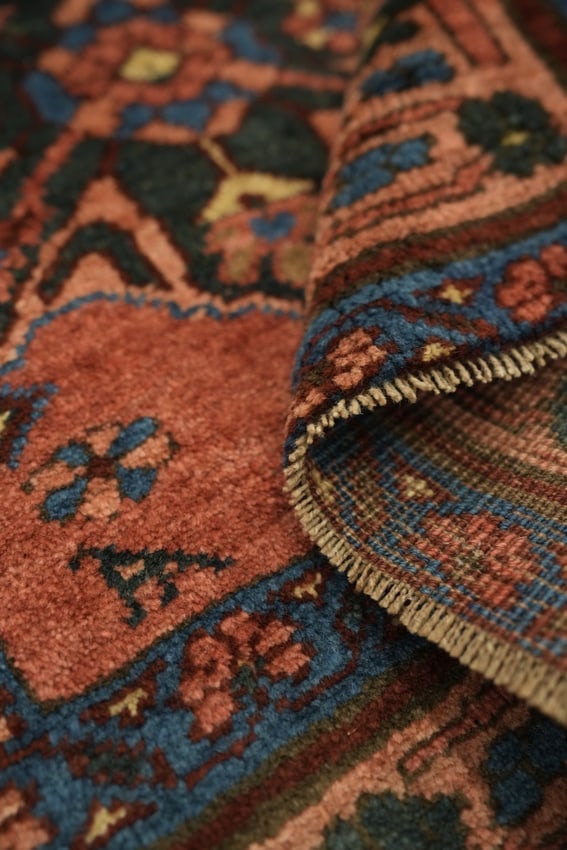 Antique Heriz Bakhshayesh Persian Runner Rug Terracotta 3x11 fft - 15