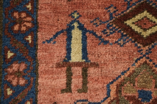 Antique Heriz Bakhshayesh Persian Runner Rug Terracotta 3x11 fft - 9