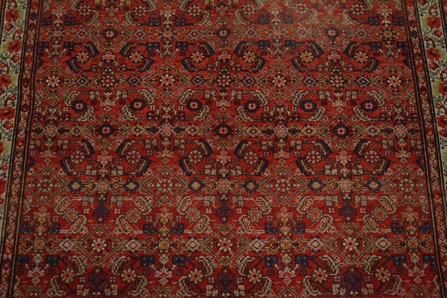 Pre-1900 Antique Malayer Persian Wool Rug 4x7 - 7