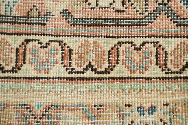 Antique Vegetable Dye Sultanabad Persian Area Rug 10x13 - 12