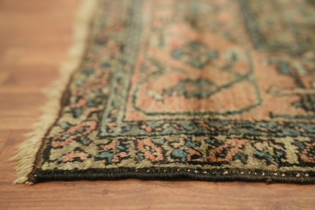 Pre-1900 Antique Heriz Serapi Persian Wool Area Rug 9x12 - 15