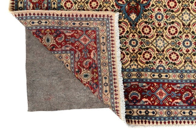 Vintage Cream Floral 3'4X9'6 Mood Persian Runner Rug - 13