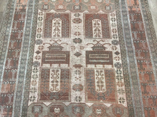 Antique Turkish Village Rug-5369 - 2