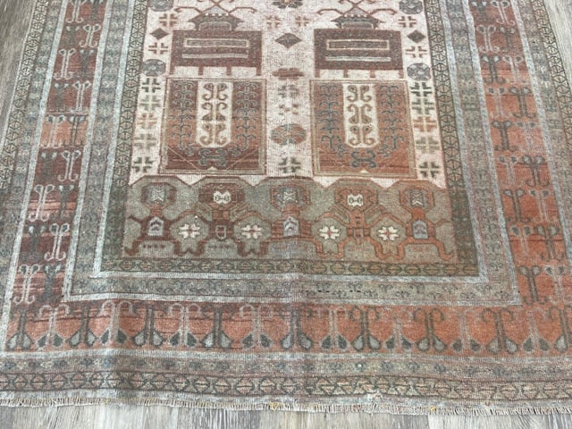 Antique Turkish Village Rug-5369 - 3