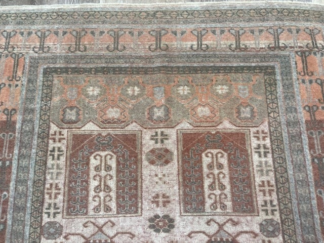 Antique Turkish Village Rug-5369 - 5