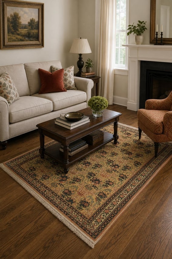 Super Fine Quality Pre-1900 Antique Senneh Persian Wool Rug 5x7 - 2