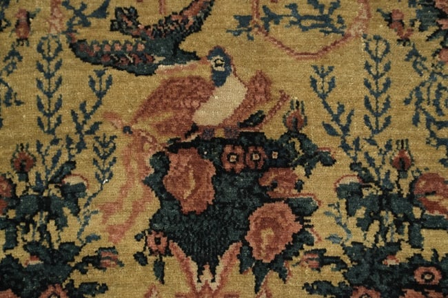 Super Fine Quality Pre-1900 Antique Senneh Persian Wool Rug 5x7 - 7