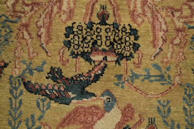 Super Fine Quality Pre-1900 Antique Senneh Persian Wool Rug 5x7 - 9