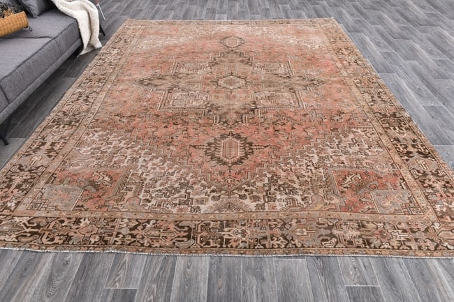 10'1'' x 12'1'' Unique Handmade Vintage Rug - 242385 - 3