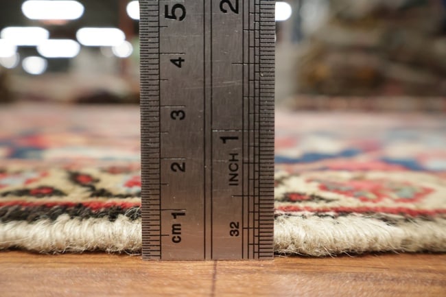 Pre-1900 Antique Heriz Serapi Persian Area Rug 8x12 - 16