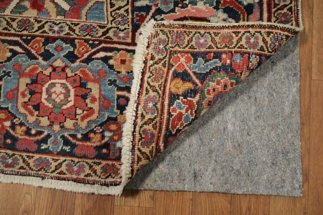 Pre-1900 Antique Heriz Serapi Persian Area Rug 8x12 - 6
