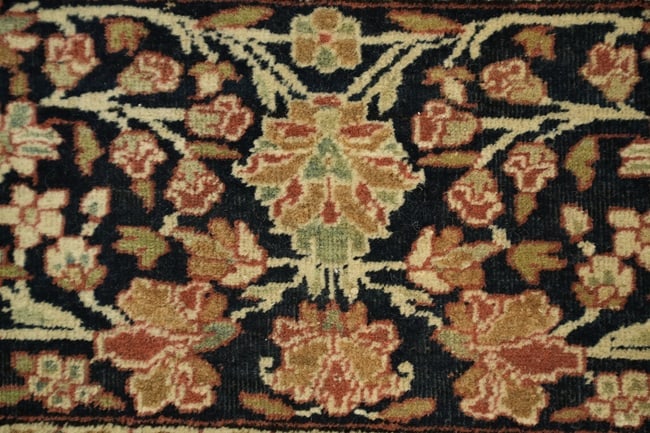 Pre-1900 Antique Sarouk Farahan Persian Wool Rug 4x7 - 10