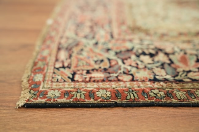Pre-1900 Antique Sarouk Farahan Persian Wool Rug 4x7 - 13
