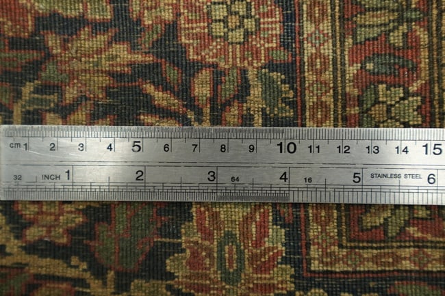 Pre-1900 Antique Sarouk Farahan Persian Wool Rug 4x7 - 17