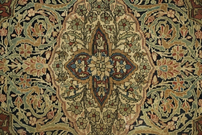 Pre-1900 Antique Sarouk Farahan Persian Wool Rug 4x7 - 7