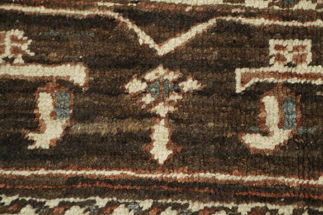 Antique Vegetable Dye Heriz Serapi Persian Area Rug 10x13 - 12