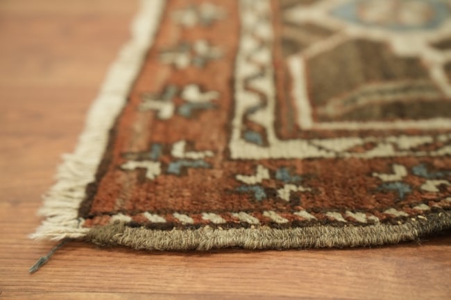 Antique Vegetable Dye Heriz Serapi Persian Area Rug 10x13 - 19