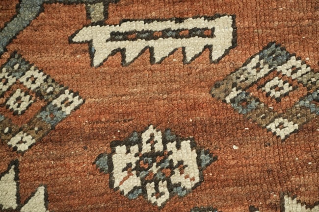 Antique Vegetable Dye Heriz Serapi Persian Area Rug 10x13 - 9