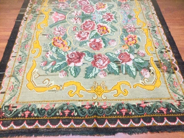 Antique Eastern Euorpe Moldava Kilim Rug-1607 - 2