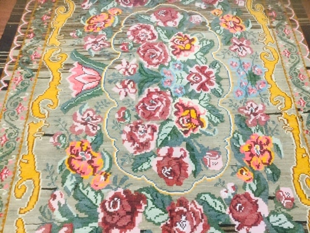 Antique Eastern Euorpe Moldava Kilim Rug-1607 - 4